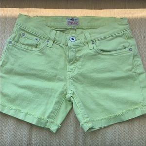 Fossil Neon Yellow Shorts